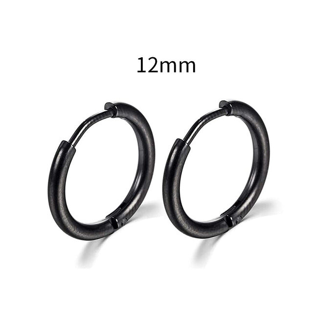 2026 New Simple Stainless Steel Gold Small Earrings Cartilage Ear Piercing Jewelry
