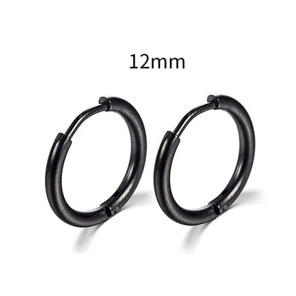 2026 New Simple Stainless Steel Gold Small Earrings Cartilage Ear Piercing Jewelry