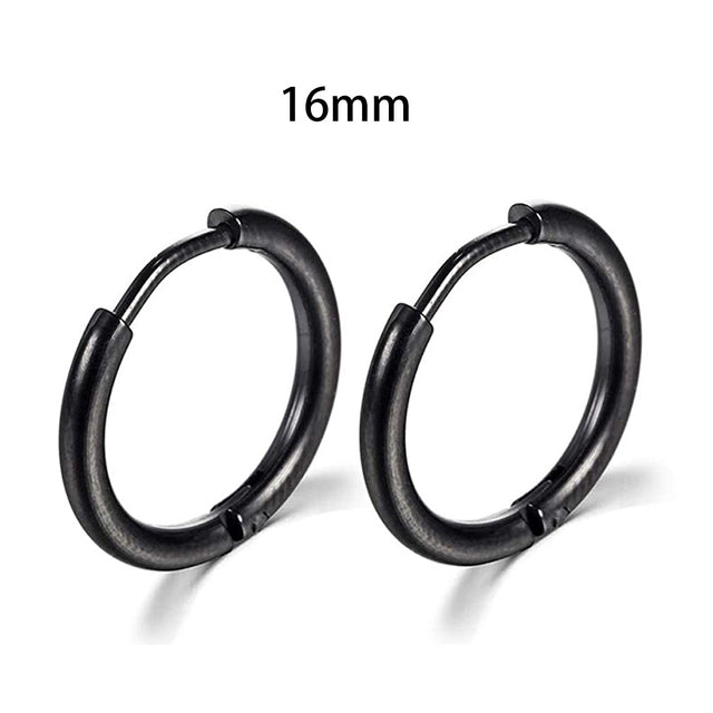 2026 New Simple Stainless Steel Gold Small Earrings Cartilage Ear Piercing Jewelry