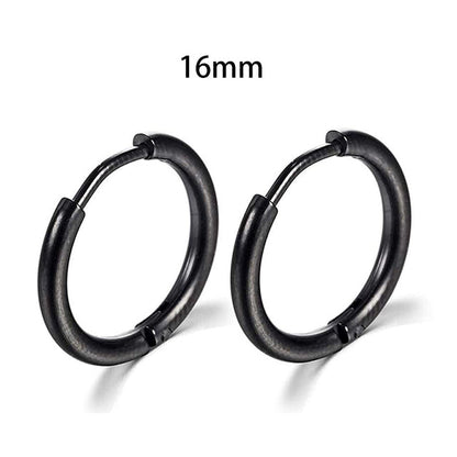 2026 New Simple Stainless Steel Gold Small Earrings Cartilage Ear Piercing Jewelry
