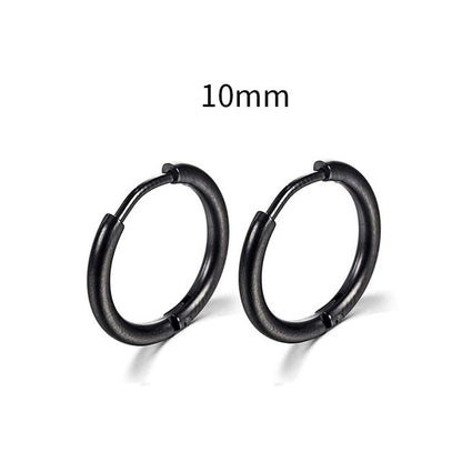 2026 New Simple Stainless Steel Gold Small Earrings Cartilage Ear Piercing Jewelry