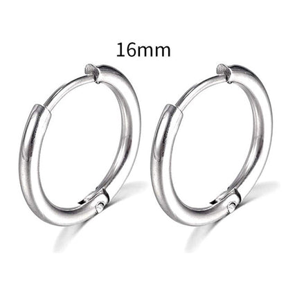 2026 New Simple Stainless Steel Gold Small Earrings Cartilage Ear Piercing Jewelry