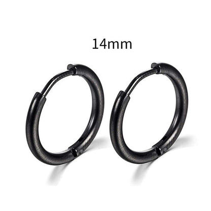 2026 New Simple Stainless Steel Gold Small Earrings Cartilage Ear Piercing Jewelry