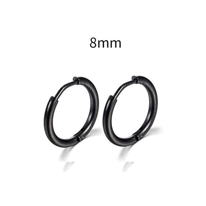 2026 New Simple Stainless Steel Gold Small Earrings Cartilage Ear Piercing Jewelry